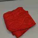 BINGPET Thermal Knitted Dog Sweater for Small Medium Large Dogs,Winter Dog Cat Coat Warm Sweartershirts Outfits,Classic Cable Knit Turtleneck Pullover Dog Jumper Coat Warm Sweartershirts (Red)