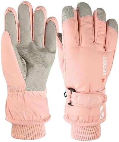 Eohak Kids Winter Snow Ski Gloves - Boys Girls Warm Glove Breathable Waterproof Outdoor Sports Gloves for 5-10Y