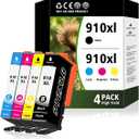 910xl Ink Cartridges Combo Pack, Replacement for HP910 HP910 XL Ink Cartridges for Printers OfficeJet Pro 8015 8035 8025 8010 8018 8028 8022 8030 Printers (4 Pack)