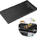 NEW HG-GRZ-NS Griddle, High Grate Reversible Cast Iron Griddle  Durable Matte Enamel, Dual-Sided Grill, Compatible with ZLINE 24 30 36 48 60 InchGas & Electric Ranges
