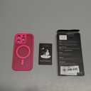 TOCOL Magnetic for iPhone 15 Pro Case, Upgraded Full Camera Protection, Compatible with Magsafe, Drop Protection, Translucent Matte Back Bumper Phone Cover 6.1-Inch (Hot Pink)