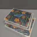 Swedish Dish Cloths for Kitchen, 6 Pack Reusable Paper Towels Washable, Super Absorbent Cellulose Kitchen Towels, Quick Drying Dish Cloths Sponge for Cleaning (Birds Flowers)