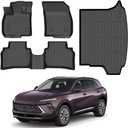 Floor Mats for 2021-2024 2025 Buick Envision with Cargo Liner All Weather Protection TPE Rubber Floor Liners Trunk Mat for 2021-2025 Buick Envision Accessories