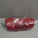 Metal Arch Stand and Cover Set,1 Burgundy Spandex Fitted Backdrop with 1 Gold Wedding Arched Stand Frame for Parties Birthday Baby Shower Bridal Banquet Decoration (7.2FT)