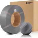 Bamboo 1.75MM PLA Matte Refill Filament High Toughness High Speed &Easy Printing Eco Friendly with RFID for Bambu Lab A1,X1,P1 AMS 1KG +/- 0.03mm (Without Spool) (Ash Gray 11102)