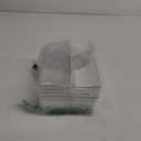 Vtopmart 15 PCS Clear Plastic Drawer Organizers Set, 4-Size Versatile Bathroom and Vanity Organizer Trays, Non-Slip Storage Containers for Makeup, Jewelries, Bedroom，Kitchen Utensils and Office