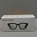 8MP Camera Glasses, AI Smart Glasses with Real-Time Translation, 32GB Storage, Max 10Hrs Playtime,12 Mins Video Rec Pertime| 2 Lens SetTransparent&Black for Outdoor,Work,Travel, Business - Clear (Large)