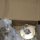 Delta Modern 14 Series Round Rain Shower Faucet Set, Brushed Gold Shower Head and Handle Set, Valve Trim Kit, Champagne Bronze T14269-CZ-PP (Valve Not Included)