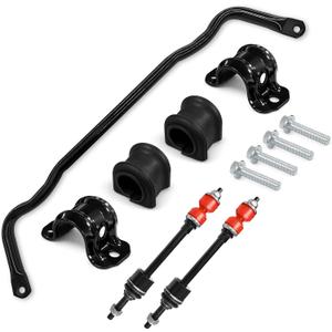 55398938AC Front Suspension Stabilizer Bar Fit For 2009-2010 Dodge Ram 1500, 2011-2018 Ram 1500, 2019-2022 Ram 1500 Classic 4WD, Sway Bar End Links Kit with Bushing, Replace K80894 55398938AB