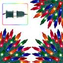 3 Sets Christmas Lights, 150 Count 33 FT Each Mini String Lights, Green Wire Fairy Lights, 120V UL Certified Connectable Xmas Tree Light for Holiday Winter Patio Party Outdoor Decoration, Multicolor