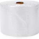 Amazon Basics Bubble Wrap for Moving, Packing, Shipping and Storage, Perforated Protective Cushioning for Fragile Items, 12-inch x 175-ft Long Roll, Small 3/16", Clear