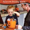 6 Pack Mini Halloween Building Blocks, Halloween Building Toys Set or Kids, Halloween Toy Building Sets, Halloween Mini Building Block Sets for Boys or Girls 8+