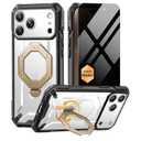 TONGATE for iPhone 17 Pro Max Case with 360° Spin Magnetic Stand, [Compatible with MagSafe][Military-Grade Protection] with Privacy Screen Protector & Camera Control Cover for iPhone 17 ProMax, Clear