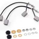 HITACHI Motor Brush Kit for Yamaha DM430-06, Motor Brushes Suitable for Yamaha G14- Electric, G16- Electric, G19- Electric, G20- Electric, G22- Electric, G21- Gas, OEM #JU2-H1801-20-00