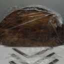 Triangle Coffee Table Solid Wood Mid-Century Modern Vintage Oval End Table for Living Room, Home Office