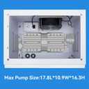 Pond Aerator Weatherproof Outdoor Cabinet,20.816.920.8 with Cooling Fan,pre-wired outlet