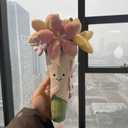 Cute Flower Plush Doll Stuffed Plant Plushie Decor Home Andbedroom Sweet Gifts for Cute Kawaii Gift for Valentines Day, Birthdays, Graduation, Wife, Girlfriend Mom for Boys and Girls