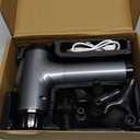 Massage Gun, Muscle Massage Gun for Athletes Handheld Electric Deep Tissue Back Massager, Percussion Massage Device for Pain Relief with 30 Speed Levels 9 Heads (Grey)