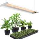 FOXGARDEN® 2025 Upgrade LED Grow Light Full Spectrum, 208 LEDs Plant Growing Lamp for Indoor Plants, Hanging Plant Light with 4/ 8/ 12H Timer, 6 Dimmable Levels for Seed Starting and Indoor Growing