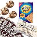112-Piece S’mores Kit – Makes 24 S’mores – Includes 30” Birch Roasting Sticks, Graham Crackers, Chocolate & Marshmallows – Great for Camping, Bonfires, Parties BB 4/29/26