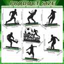 Geetery 7 Pcs Soccer Table Top Decorations Centerpieces