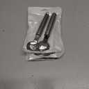 3 x 2pcs Manual Cactus Peeler Spoon, Stainless Steel Spoon Shape Cutter with Long Handle Multi-Function Cactus Cutting Tool for Carrot Potato Vegetables