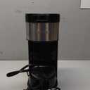 Kenmore Single Serve Coffee Maker 612 Oz Brew Sizes, Compatible with Keurig KCup Pods & Ground Coffee, One Cup Brewer, Travel Mug Friendly, Auto ShutOff, Hot & Iced Coffe Machine, Black