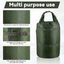 35L Compression Sack for Sleeping Bag, 400T 20D Nylon Waterproof & Tear-Resistant Stuff Sack, Ultralight Portable Storage Bag for Camping, Hiking, Backpacking, Outdoor Travel