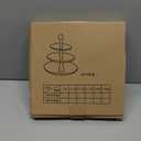 Cupcake Display Stands, 3 Tier Serving Tray Platters Stainless Steel Cup Cake Tower Cookie Candy Dessert Display Rack Tiered Tray for Birthday Party Wedding(Type 2)