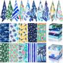 EBOOT 10 Pack Oversized Beach Towel Set Extra Large Pool Towels Microfiber Quick Dry Swim Blanket for Adult Women Men Face Hand Body Bath Travel Pool(Delicate Color,36 x 72 Inch,Seaside)