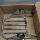 Benlari Chrome Detachable Luggage Rack 2-Up Mounting Rack Compatible for Harley Davidson Touring Road King Street Electra Glide 2009-2024 2021 2020 2019 2018 2017 2016 2015 2014 2013 2012 2011 2023