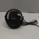 Gaiatop Desk Fan, 5-Inch Portable Electric Table Desktop Air Circulator Fans, Small but Powerful with 3 Speed 360 Adjustable Tilt for Cooling Home Dorm Office Bedroom Bathroom Kitchen, Black