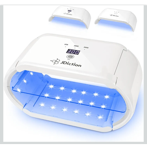 JDiction UV Light for Resin, Wireless UV Resin Lamp with 48 LED Beads, Long Time Setting (1min, 3min, 5min, 10min), Rechargeable 48W Powerful Cordless Curing Tool for Jewelry Making Crafts