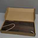 MITIME Hanging Wall Shelves, Set of 2 (Medium), Boho Style, Triangular, Wood Finish, Wall Mount, 2 Shelves, Living Room, Bedroom, Bathroom, Kitchen