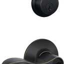 Schlage FB50N V Acc 716 Single Cylinder Deadbolt and Keyed Entry Accent Lever, Aged Bronze (No Size)