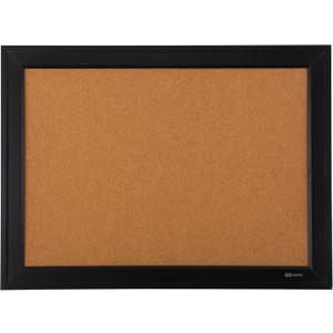 Quartet Cork Board Bulletin Board, 17" x 23", Framed Corkboard, Black Frame, Decorative Hanging Pin Board, Perfect for Office & Home Decor, Home School Message Board or Vision Board (79281)