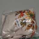 Fall Leaves Rectangle Tablecloth 60x120 Inch Autumn Orange Maple Leaves Pumpkin Fabric Table Cloth Polyester Waterproof Reusable Table Cover for Thanksgiving Day Party Dining Kitchen Decor