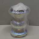 Glass Pillar Candle Pedestal Holders with Lights Set of 2, Candle Holder for Pillar Candle, Candlestick Holders, Candle Pedestal, Perfect Decoration for Wedding Home Dining Table Xmas (Colorful)