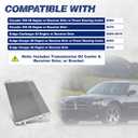 Air Conditioning A/C Condenser Compatible with Chrysler 300 / Dodge Challenger Charger # 3897, CN3897PFXC, 68050127AB, 68050132AA, CH3030241
