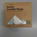 3-Pack Organic Baby Swaddle Sleep Sacks - Swaddles for Newborns, Infant 0-3 Months, Baby Girls, Boys, Soft & Snug Newborn Sleep Sack, Nursery Swaddling Blankets (Bunnies, XS)