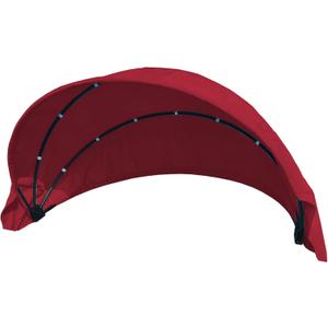 66" Patio Round Daybed Replacement Canopy Cover Retractable Top Cover for Outdoor Rattan Wicker Sectional Porch Sunbed (Only Canopy) (Wine red)