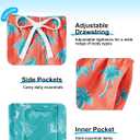 Cozople 7-20T Boys Swim Trunks with Compression Liner Big Boys Quick Dry Bathing Suit Stretch 2 in 1 Beach Swimming Shorts (Flesh Pink)