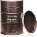 M&SENSE Oud Mood Scented Candles Christmas Decor, Natural Non Toxic, Aromatherapy Candle for Stress Relief Meditation Relaxing, Housewarming Gifts for Women Men, 11.3oz 70 Hour