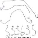 9Pcs Fuel Injector Lines Kit Compatible for Dodge Ram 1500 & Grand Cherokee 2014-2019 3.0L V6 Eco Diesel Engine Injector Fuel Supply Line Injector Connecting Rods Replaces# 68334956AA