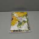 2 Pack Vibrant Sunflower Window Valance for Bedroom Living Room, Yellow Sun Flower Curtains Valanes for Windows, 3" Rod Pocket Window Treatment for Animal Summer Home Decor, 54 x 18 Inch, 2 Panel