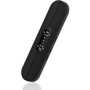 Hesond Pillow Speaker Bone Conduction Stereo Bluetooth Wireless Music Mini Portable Sleep Headphones Bar Sleep Speaker with LED Display White Noise Timer for Side Sleepers Supports TF Card (Black)