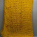 Mooreeke Chunky Knit Blanket 30"x40" Mustard Yellow Soft Washable Chenille Throw Blanket Cozy 100% Handmade Crochet Blankets with Jumbo Chenille Yarn for Couch Bed Sofa Room Decor