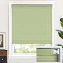 LazBlinds Cordless Cellular Shades, No Tools No Drill Light Filtering Honeycomb Shades Pleated Blinds for Windows, 29'' W x 64'' H, Green