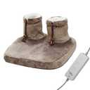 GOQOTOMO Heated Electric Foot Warmer Fast Heating Pad Ultra Soft Flannel Fleece with 3 Settings and Machine-Washable for Men and Women-NBZ