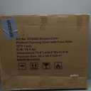 3-in-1 Beach Chair Face Holes, Lounge Chair Outdoor with Folding Side Table, 5-Position Recliner, Lay Flat, Removable Pillow, Heavy Duty, Max 330lbs, Poolside, Patio, Camping, Backyard Striped Blue